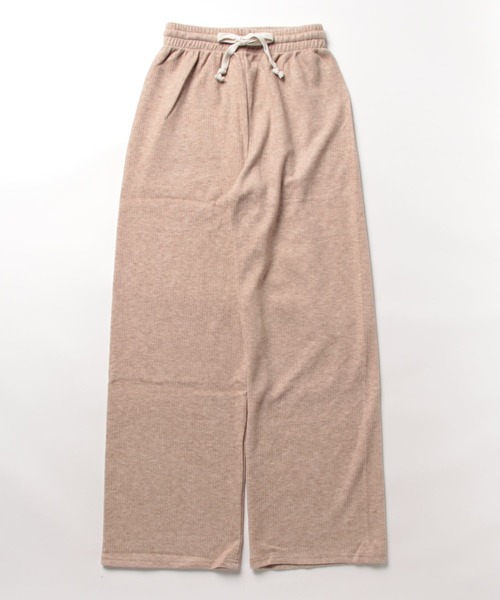 anap mimpi（アナップミンピ）の「起毛ランダムリブワイドパンツ（その他パンツ・レディース・アイボリー/ブラック/ベージュ・FREE）」の12枚目の写真