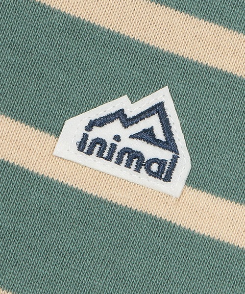 minimal（ミニマル）の「【撥水】ボーダー長袖Ｔシャツ（Tシャツ/カットソー・キッズ・ホワイト/イエロー/ネイビー/サックスブルー・100cm/115cm/155cm/90cm/135cm）」の5枚目の写真