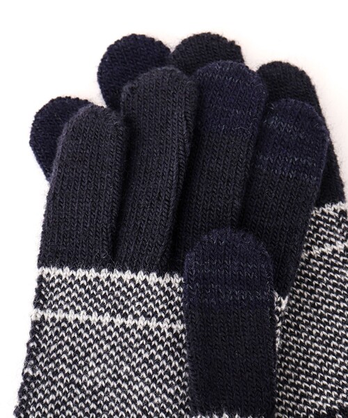 EVOLG（エヴォログ）の「【EVOLG/エヴォログ】LET2802 TIARA ニットグローブ（手袋・メンズ・ブルー系その他7/ブラック系その他3/ブルー系その他2・FREE）」の7枚目の写真