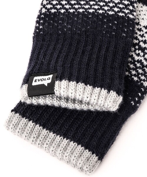 EVOLG（エヴォログ）の「【EVOLG/エヴォログ】LET2802 TIARA ニットグローブ（手袋・メンズ・ブルー系その他7/ブラック系その他3/ブルー系その他2・FREE）」の8枚目の写真