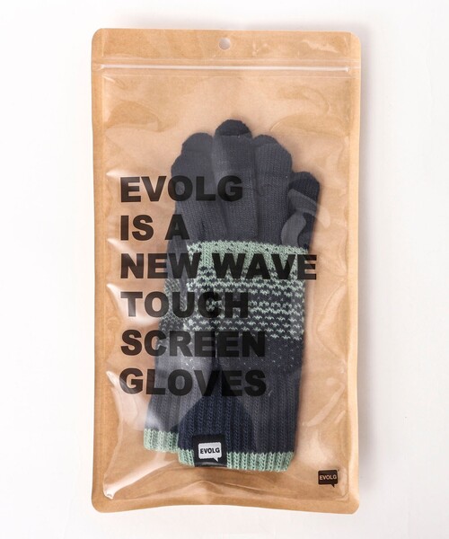 EVOLG（エヴォログ）の「【EVOLG/エヴォログ】LET2802 TIARA ニットグローブ（手袋・メンズ・ブルー系その他7/ブラック系その他3/ブルー系その他2・FREE）」の19枚目の写真