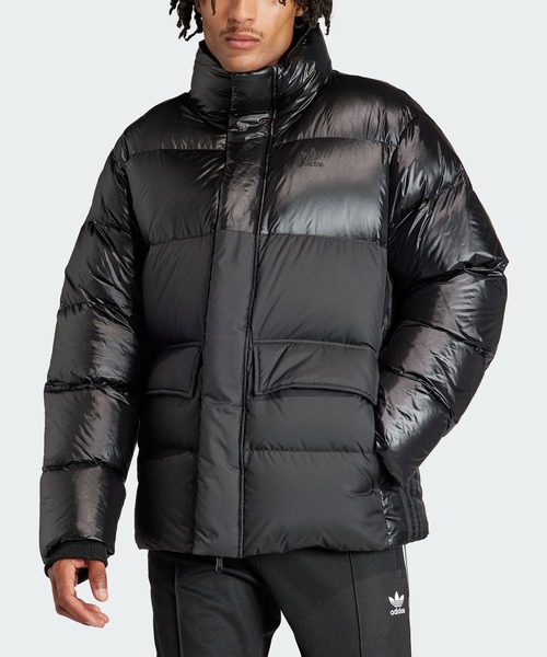 adidas（アディダス）の「ミッドウェイト ダウン パファージャケット / アディダスオリジナルス adidas Originals（ダウンジャケット/コート・メンズ・ブラック/レッド・X-SMALL/SMALL/X-LARGE/LARGE/MEDIUM/XX-LARGE/3XL）」の18枚目の写真