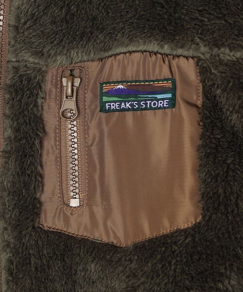 FREAK'S STORE（フリークスストア）の「限定展開 KIDS 2WAY フリース リバーシブルブルゾン / キッズ / 子供服（ブルゾン・キッズ・ベージュ/オリーブ/ブラック・120/130/150/140/110）」の7枚目の写真