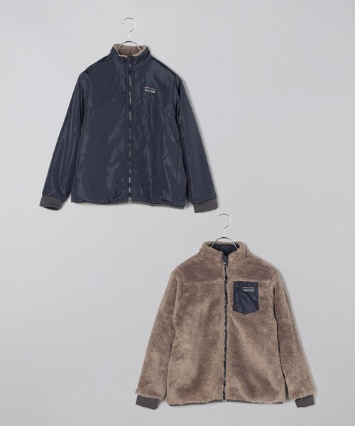 FREAK'S STORE（フリークスストア）の「限定展開 KIDS 2WAY フリース リバーシブルブルゾン / キッズ / 子供服（ブルゾン・キッズ・ベージュ/オリーブ/ブラック・120/130/150/140/110）」の19枚目の写真