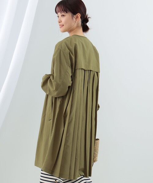 Ray BEAMS（レイビームス）の「Ray BEAMS / バックタック ジップ コート（その他アウター・レディース・ブラック/ベージュ/オリーブ・ONE SIZE）」の21枚目の写真