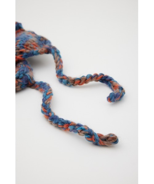 LAGUA GEM（ラグアジェム）の「KNIT イヤーワッチ（ニットキャップ/ビーニー・レディース・オレンジ/グレー・FREE）」の10枚目の写真