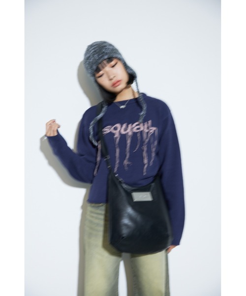 LAGUA GEM（ラグアジェム）の「KNIT イヤーワッチ（ニットキャップ/ビーニー・レディース・オレンジ/グレー・FREE）」の20枚目の写真