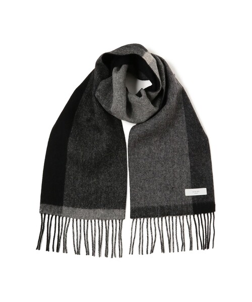 B:MING by BEAMS（ビーミングバイビームス）の「B:MING by BEAMS / パネル リバーシブル マフラー（マフラー・メンズ・ネイビー/ブラウン/ブラック・ONE SIZE）」の13枚目の写真