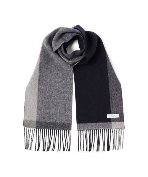 B:MING by BEAMS（ビーミングバイビームス）の「B:MING by BEAMS / パネル リバーシブル マフラー（マフラー・メンズ・ネイビー/ブラウン/ブラック・ONE SIZE）」の10枚目の写真