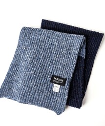 ROBERT MACKIE | 【ROBERT MACKIE/ロバート・マッキー】2トーン リブニットマフラー(マフラー)