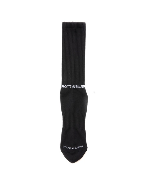 ROTTWEILER（ロットワイラー）の「R9 PURPLE SOX（ソックス/靴下・メンズ・ホワイト/ブラック・ONE SIZE）」の8枚目の写真