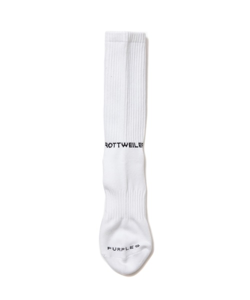 ROTTWEILER（ロットワイラー）の「R9 PURPLE SOX（ソックス/靴下・メンズ・ホワイト/ブラック・ONE SIZE）」の5枚目の写真
