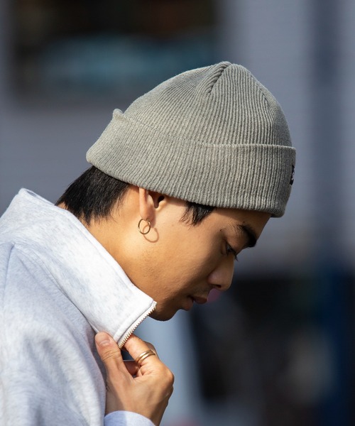 schott（ショット）の「【SCHOTT】ワンポイントロゴニットワッチ SC035（ニットキャップ/ビーニー・メンズ・グレー/ワイン/ブラック/ベージュ・FREE）」の11枚目の写真