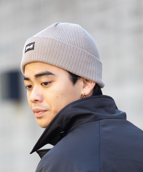 schott（ショット）の「【SCHOTT】ワンポイントロゴニットワッチ SC035（ニットキャップ/ビーニー・メンズ・グレー/ワイン/ブラック/ベージュ・FREE）」の14枚目の写真