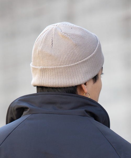 schott（ショット）の「【SCHOTT】ワンポイントロゴニットワッチ SC035（ニットキャップ/ビーニー・メンズ・グレー/ワイン/ブラック/ベージュ・FREE）」の15枚目の写真
