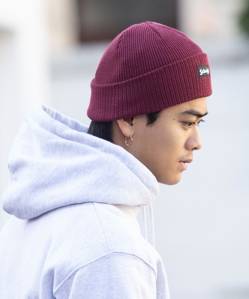 schott（ショット）の「【SCHOTT】ワンポイントロゴニットワッチ SC035