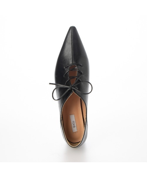 EVOL（イーボル）の「一部WEB限定カラー【EVOL】ソフトポインテッドレースアップパンプス IW5346（パンプス・レディース・シルバー/ゴールド/アイボリー/ブラック・22.5cm/24.0cm/22.0cm/23.5cm/24.5cm/23.0cm）」の8枚目の写真