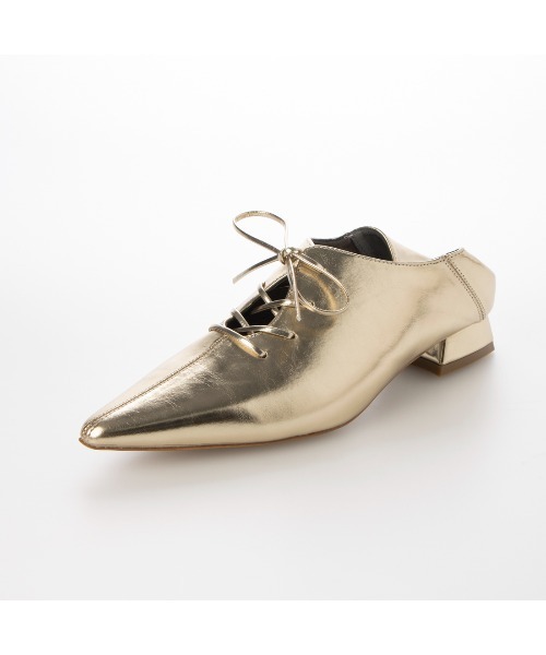 EVOL（イーボル）の「一部WEB限定カラー【EVOL】ソフトポインテッドレースアップパンプス IW5346（パンプス・レディース・シルバー/ゴールド/アイボリー/ブラック・22.5cm/24.0cm/22.0cm/23.5cm/24.5cm/23.0cm）」の16枚目の写真