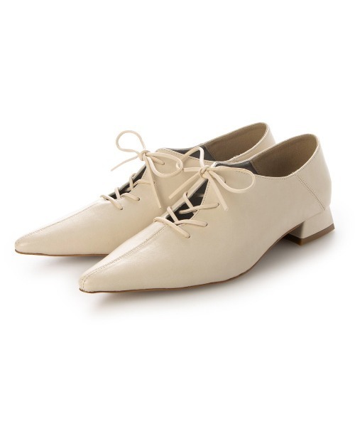 EVOL（イーボル）の「一部WEB限定カラー【EVOL】ソフトポインテッドレースアップパンプス IW5346（パンプス・レディース・シルバー/ゴールド/アイボリー/ブラック・22.5cm/24.0cm/22.0cm/23.5cm/24.5cm/23.0cm）」の17枚目の写真