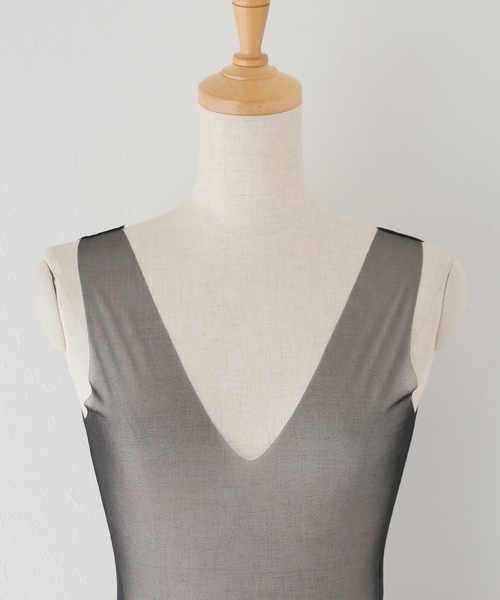 EDIT. FOR LULU（エディットフォールル）の「【Pierre Mantoux/ピエールマントゥー】シアータンク（タンクトップ・レディース・ブラック・SMALL）」の11枚目の写真