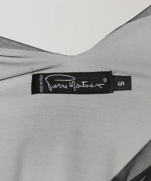 EDIT. FOR LULU（エディットフォールル）の「【Pierre Mantoux/ピエールマントゥー】シアータンク（タンクトップ・レディース・ブラック・SMALL）」の5枚目の写真