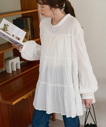 DISCOAT | 前後2WAYティアードチュニックブラウス《WEB限定カラーあり》(シャツ/ブラウス)