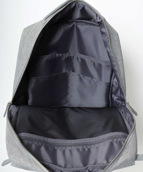 YAKPAK(ヤックパック)の「YAK PAK/ヤックパック 撥水 スクエアバックパック(バックパック/リュック・メンズ・ブラック/グレー・FREE)」の10枚目の写真