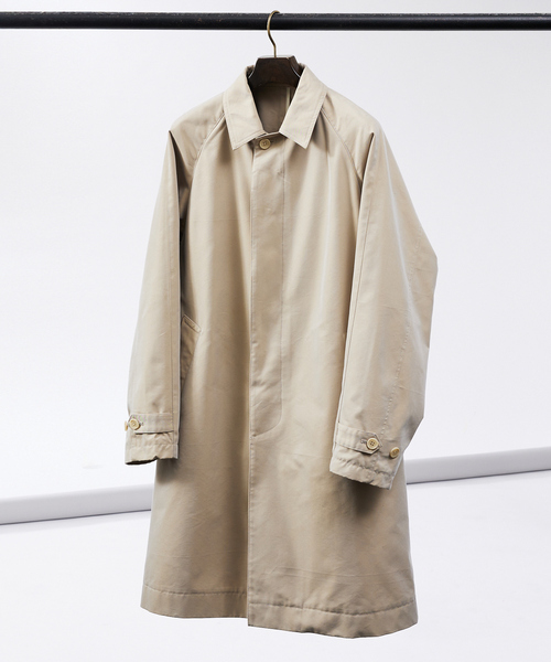 ABAHOUSE（アバハウス）の「【玉虫ツイル】ステンカラーコート / スプリングコート（ステンカラーコート・メンズ・ベージュ/ネイビー/カーキ・46/48）」の21枚目の写真