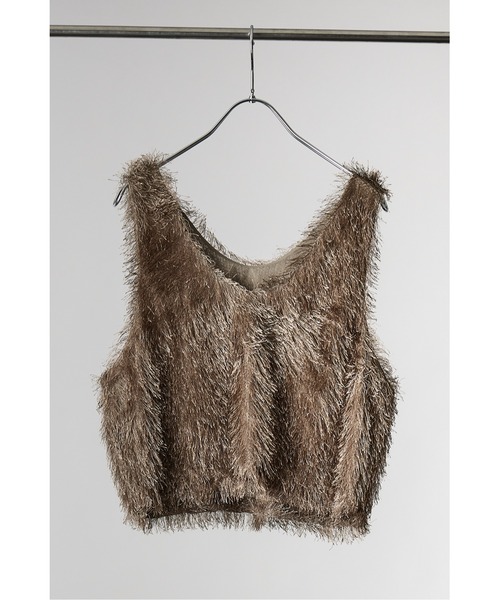 【2way】CHIGNON フリンジショートビスチェタンク