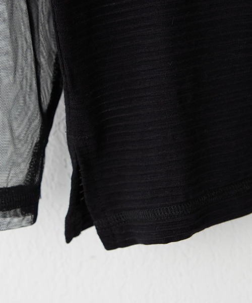 CIAOPANIC TYPY（チャオパニックティピー）の「【KIDS】袖切り替えシアーカットソー（Tシャツ/カットソー・キッズ・サックスブルー/アイボリー/ブラック/オレンジ/ホワイト/ブラック系その他・SMALL/MEDIUM/LARGE/X-LARGE/XX-LARGE）」の18枚目の写真