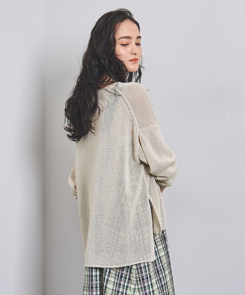 品揃え豊富で UNITED ARROWS（ユナイテッドアローズ）の「ペーパー ニットプル トップス