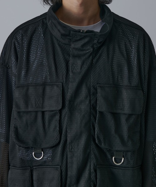 Lui's（ルイス）の「メッシュフィッシャーマンズジャケット（ブルゾン・メンズ・ブラック・FREE）」の15枚目の写真