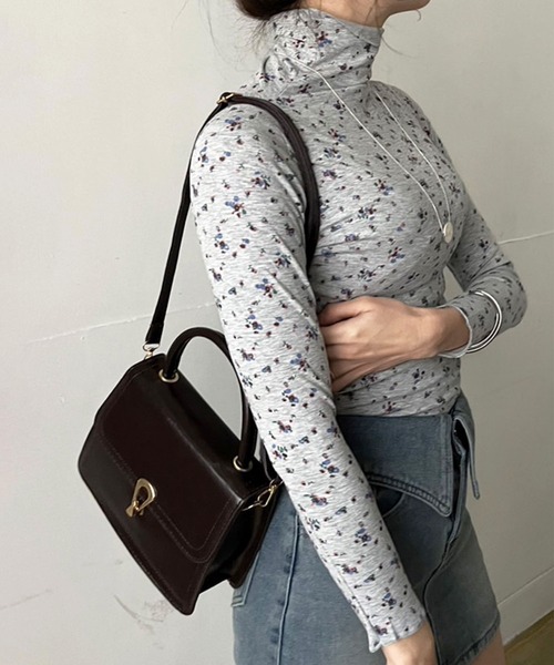 Jewelobe(ジュエローブ)の「2wayボクシーミニバッグ(ハンドバッグ・レディース・ブラウン/ブラック/ブラウン系その他/ベージュ・FREE)」の16枚目の写真