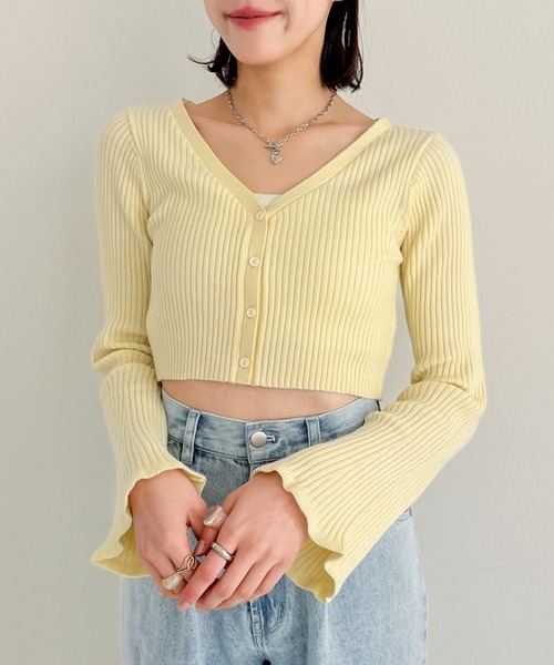 Heather（ヘザー）の「コンパクトショートカーディガン 111026