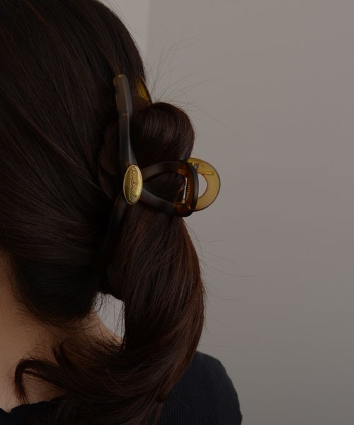 VIBGYOR Women（ヴィブジョー　ウィメン）の「【resonance】べっ甲 マット バンスクリップ（バレッタ/ヘアクリップ・レディース・B/A/C・FREE）」の6枚目の写真