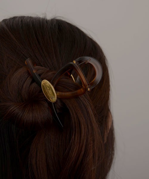 VIBGYOR Women（ヴィブジョー　ウィメン）の「【resonance】べっ甲 マット バンスクリップ（バレッタ/ヘアクリップ・レディース・B/A/C・FREE）」の10枚目の写真
