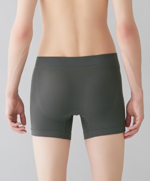 BODY WILD(ボディーワイルド)の「BODY WILD/ボディワイルド セミロングボクサーパンツ e-BOXER サイドライン柄(ボクサーパンツ・メンズ・ブラック/イエロー/ブルーグリーン/ライトグレー/レッド系その他/ダークブルー・X-LARGE/MEDIUM/LARGE)」の10枚目の写真