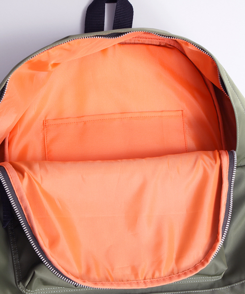 WEGO(ウィゴー)の「WEGO/MA-1デイパック(バックパック/リュック・メンズ・ブラック/カーキ・FREE)」の11枚目の写真