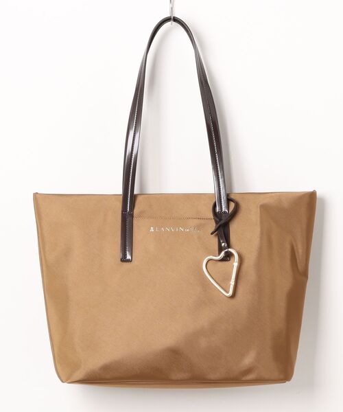 LANVIN en Bleu（ランバンオンブルー）の「マルク トートバッグ（小）（トートバッグ・レディース・ブラック/ダークグレー/ミント/ライトブラウン・FREE）」の3枚目の写真