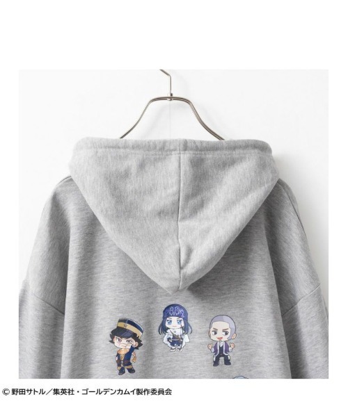 Mac-House（マックハウス）の「TVアニメ『ゴールデンカムイ』 プルパーカー（パーカー・メンズ・グレー・XL/L/M）」の8枚目の写真