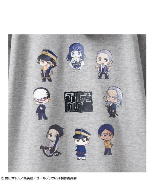 Mac-House（マックハウス）の「TVアニメ『ゴールデンカムイ』 プルパーカー（パーカー・メンズ・グレー・XL/L/M）」の9枚目の写真