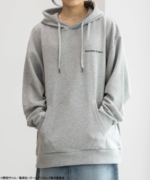 Mac-House（マックハウス）の「TVアニメ『ゴールデンカムイ』 プルパーカー（パーカー・メンズ・グレー・XL/L/M）」の11枚目の写真