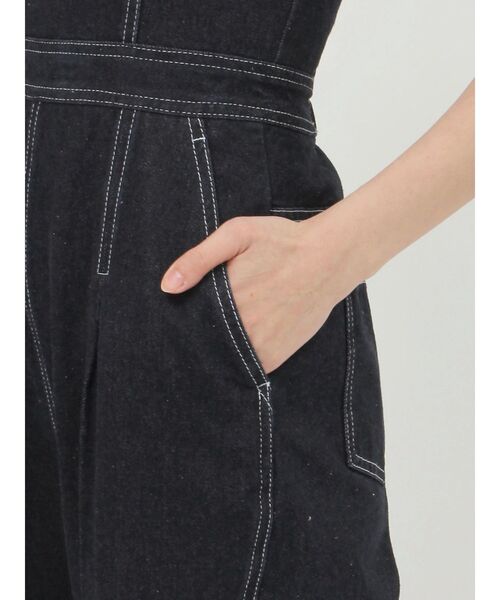 【セール】デザインデニムロンパース（つなぎ/オールインワン）｜MURUA（ムルーア）