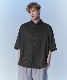 tk.TAKEO KIKUCHI | ジョーゼット柄半袖シャツ(シャツ/ブラウス)