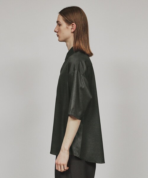 tk.TAKEO KIKUCHI（ティーケータケオキクチ）の「◆ジョーゼット柄半袖シャツ（シャツ/ブラウス・メンズ・ブラック系1/ライトグレー系1/グレー系2/ブルー系7/ブルー系その他4・03/01/02）」の8枚目の写真