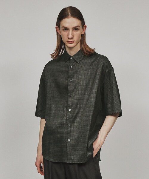 tk.TAKEO KIKUCHI（ティーケータケオキクチ）の「◆ジョーゼット柄半袖シャツ（シャツ/ブラウス・メンズ・ブラック系1/ライトグレー系1/グレー系2/ブルー系7/ブルー系その他4・03/01/02）」の18枚目の写真