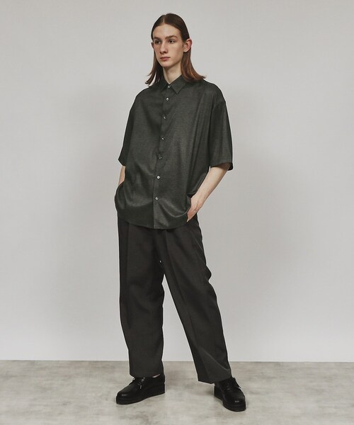 tk.TAKEO KIKUCHI（ティーケータケオキクチ）の「◆ジョーゼット柄半袖シャツ（シャツ/ブラウス・メンズ・ブラック系1/ライトグレー系1/グレー系2/ブルー系7/ブルー系その他4・03/01/02）」の19枚目の写真