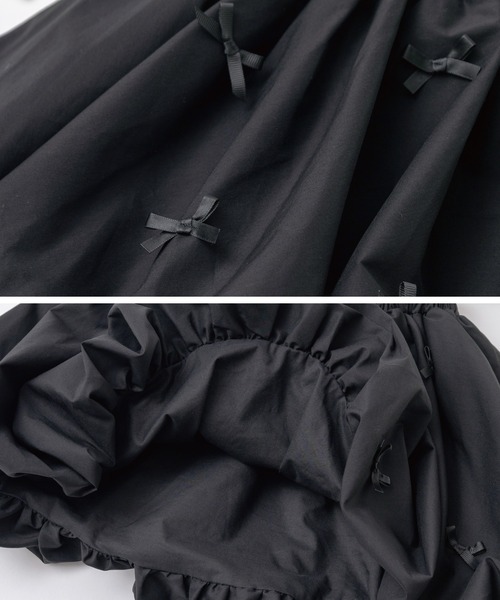 panpantutu（パンパンチュチュ）の「リボンパレードバルーンスカート【L/100-110cm】【XL/120-130cm】（スカート・キッズ・ベビーピンク/ライトブルー/ネイビー/ブラック・LARGE/X-LARGE）」の9枚目の写真