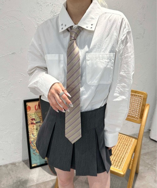 sedacle（セダクル）の「オーバーシルエットアソートシャツ（シャツ/ブラウス・メンズ・ネイビー/ブラック/オフホワイト/ブルー・SMALL/LARGE/MEDIUM）」の5枚目の写真