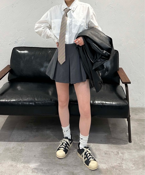 sedacle（セダクル）の「オーバーシルエットアソートシャツ（シャツ/ブラウス・メンズ・ネイビー/ブラック/オフホワイト/ブルー・SMALL/LARGE/MEDIUM）」の8枚目の写真